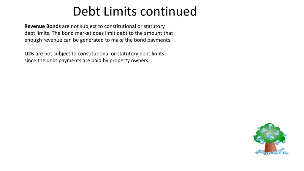 debt limits continued 1