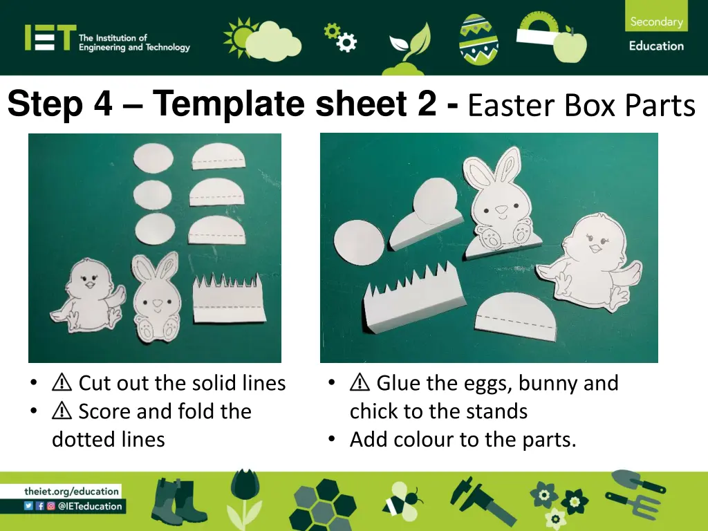 step 4 template sheet 2 easter box parts