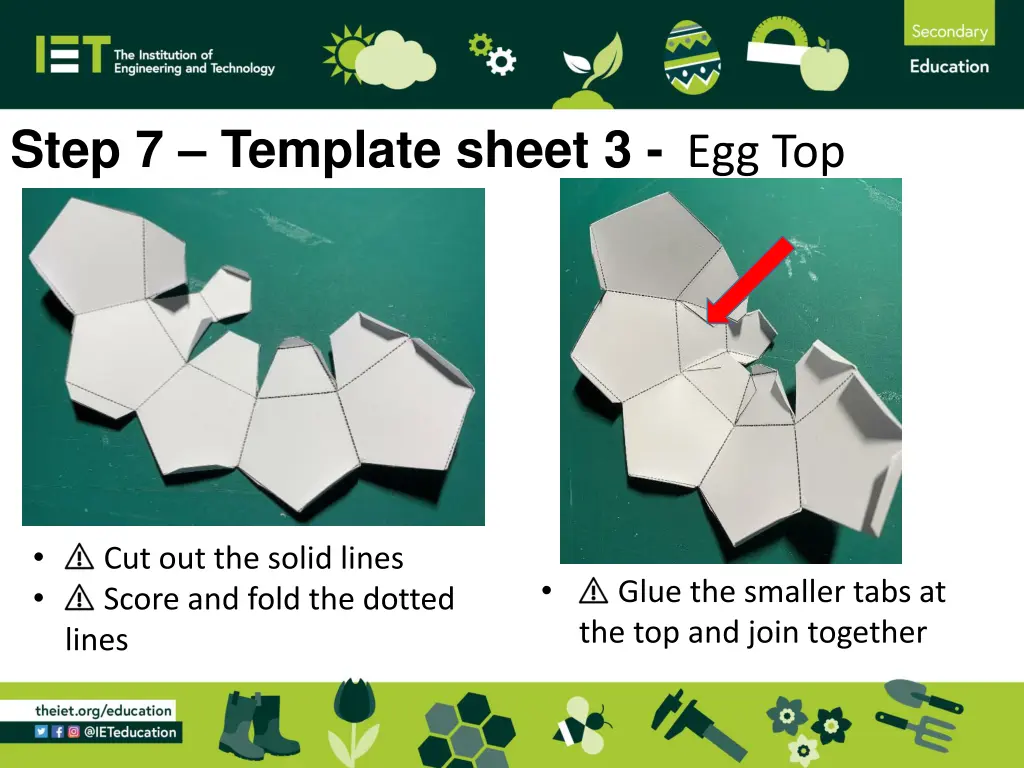 step 7 template sheet 3 egg top