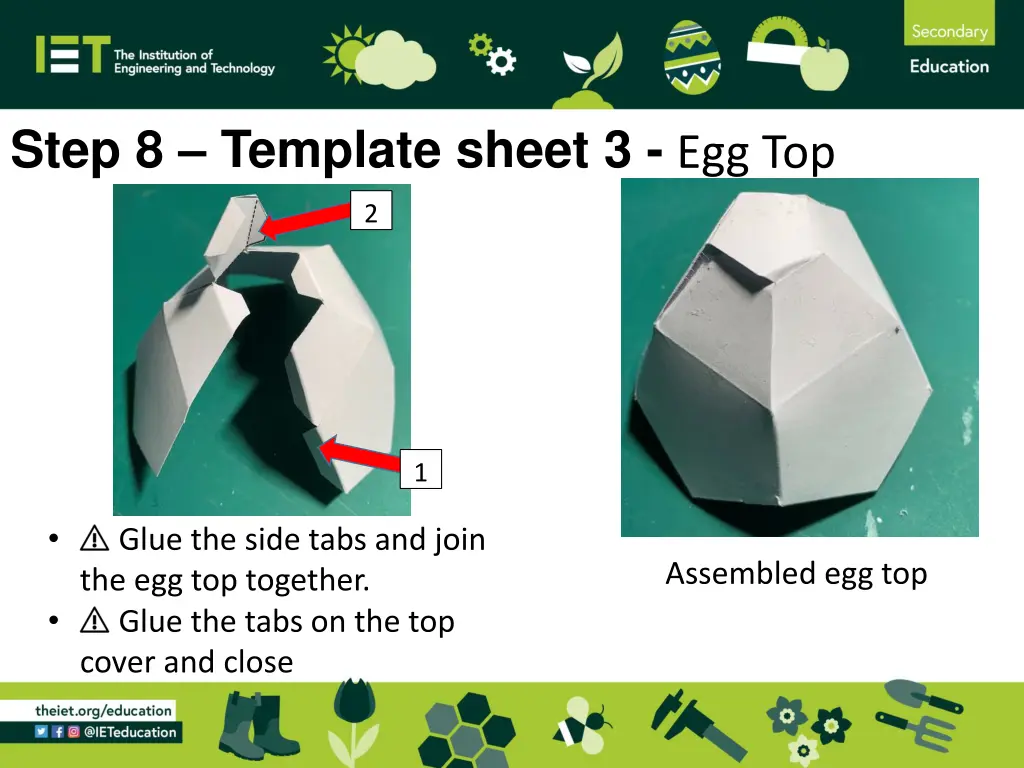 step 8 template sheet 3 egg top