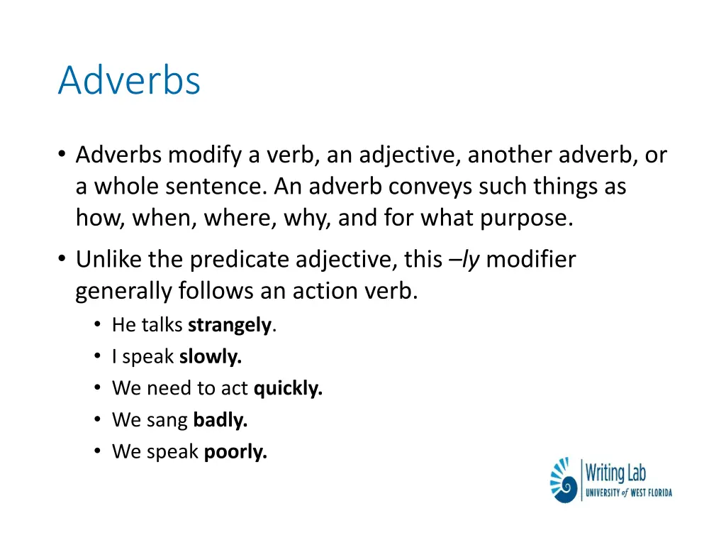 adverbs