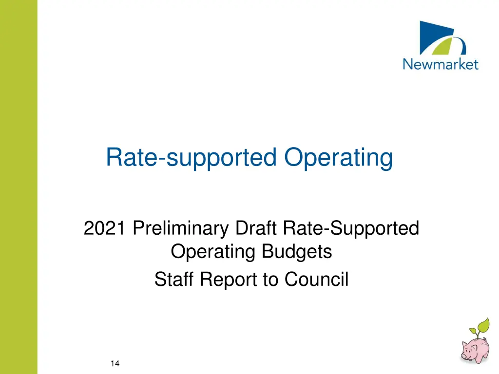 rate supported operating