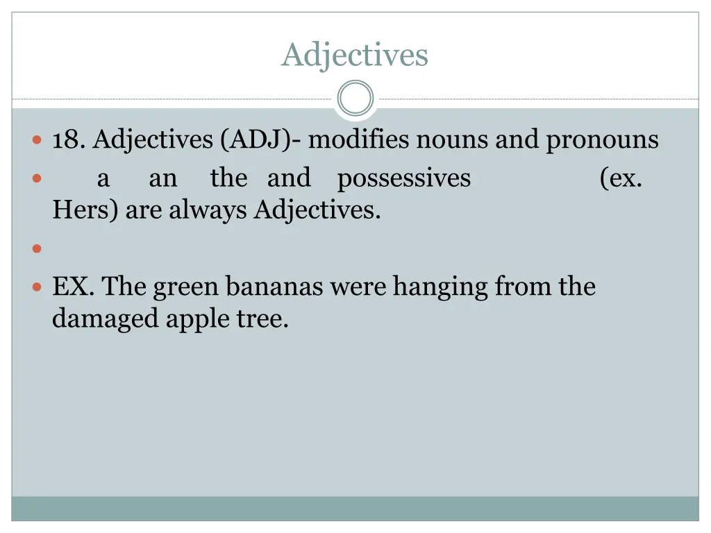 adjectives 1