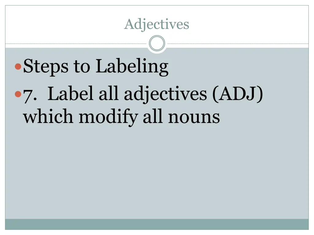 adjectives