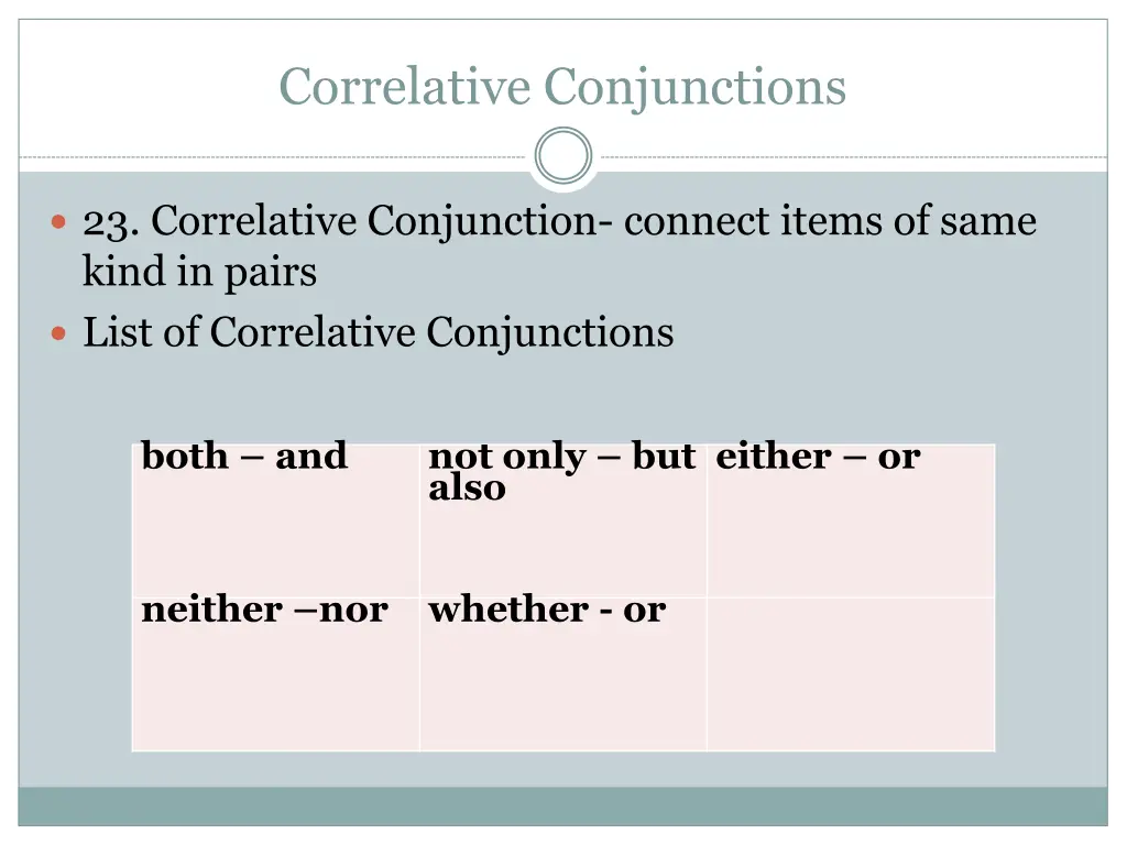 correlative conjunctions