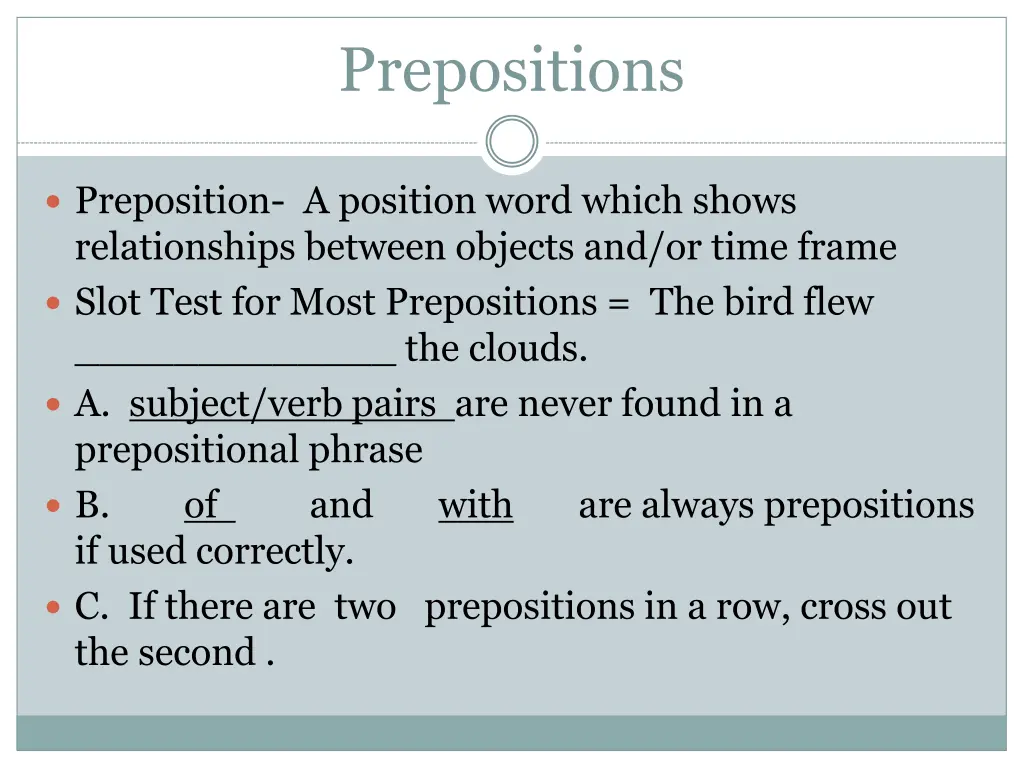 prepositions 1