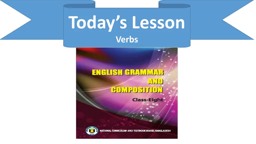 today s lesson verbs