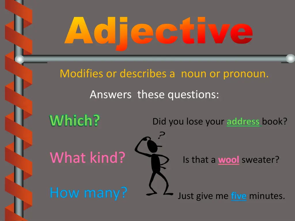 adjective