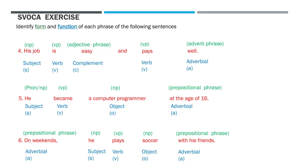 svoca exercise identify form form and function 1