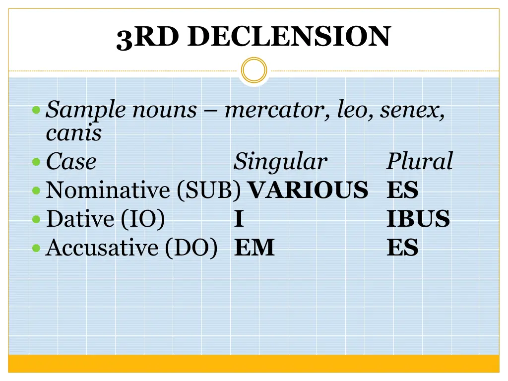 3rd declension