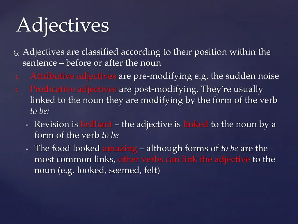 adjectives