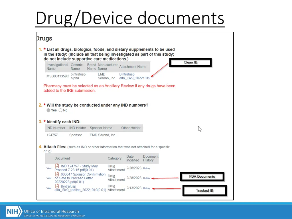drug device documents 1