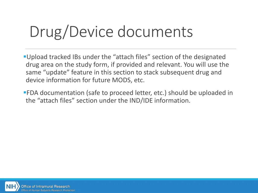 drug device documents