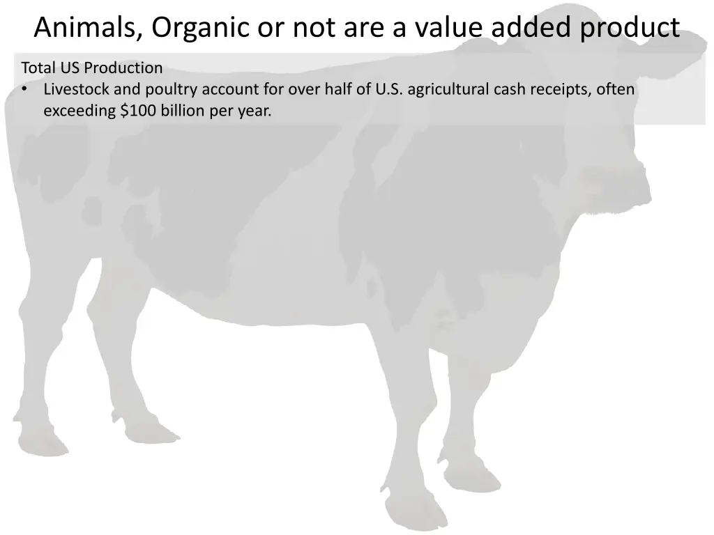 animals organic or not are a value added product 1