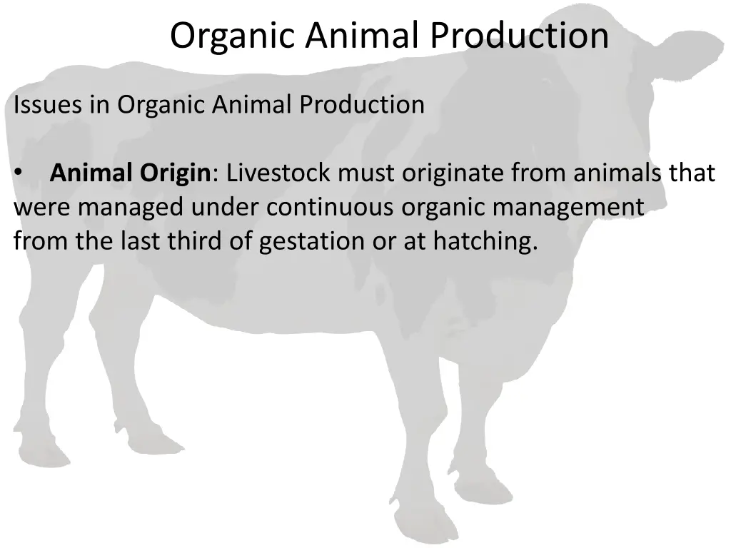 organic animal production 3