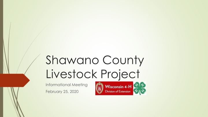 shawano county livestock project informational