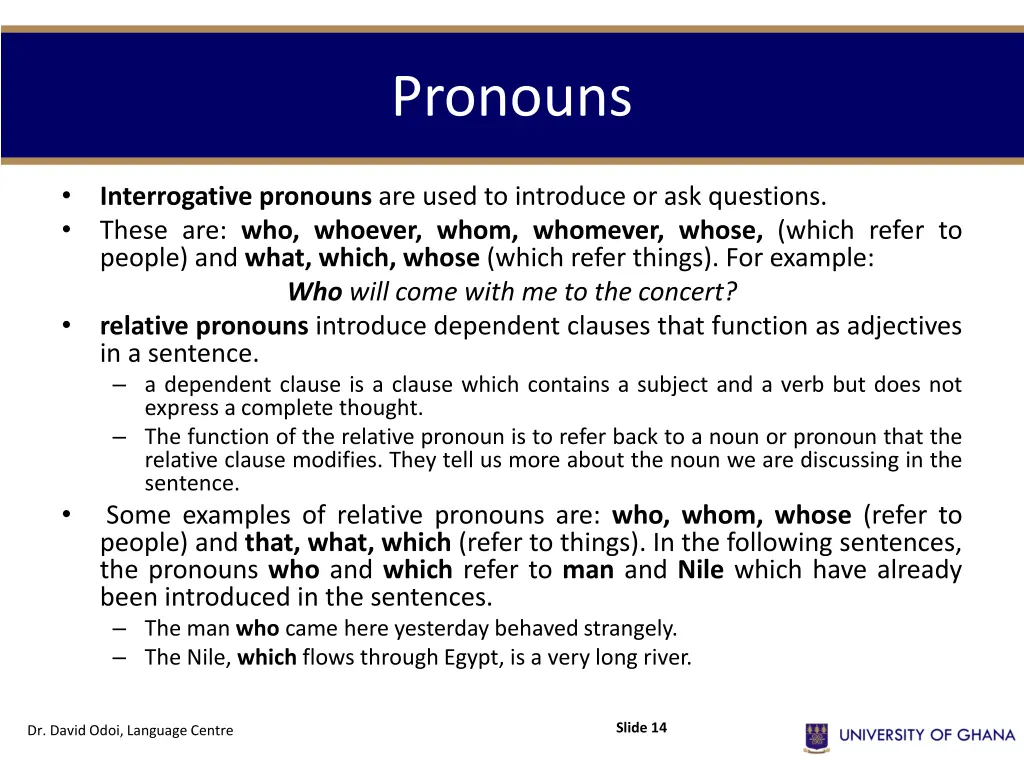 pronouns 4