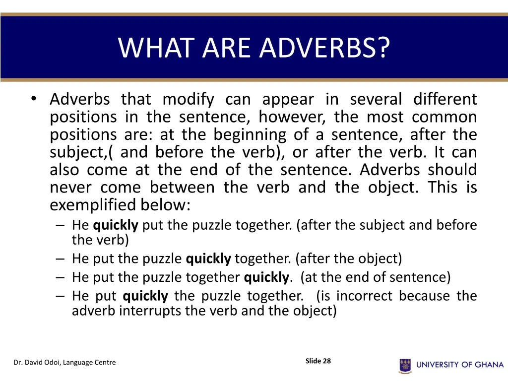 what are adverbs 2