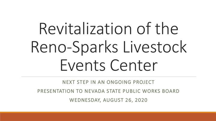 revitalization of the reno sparks livestock