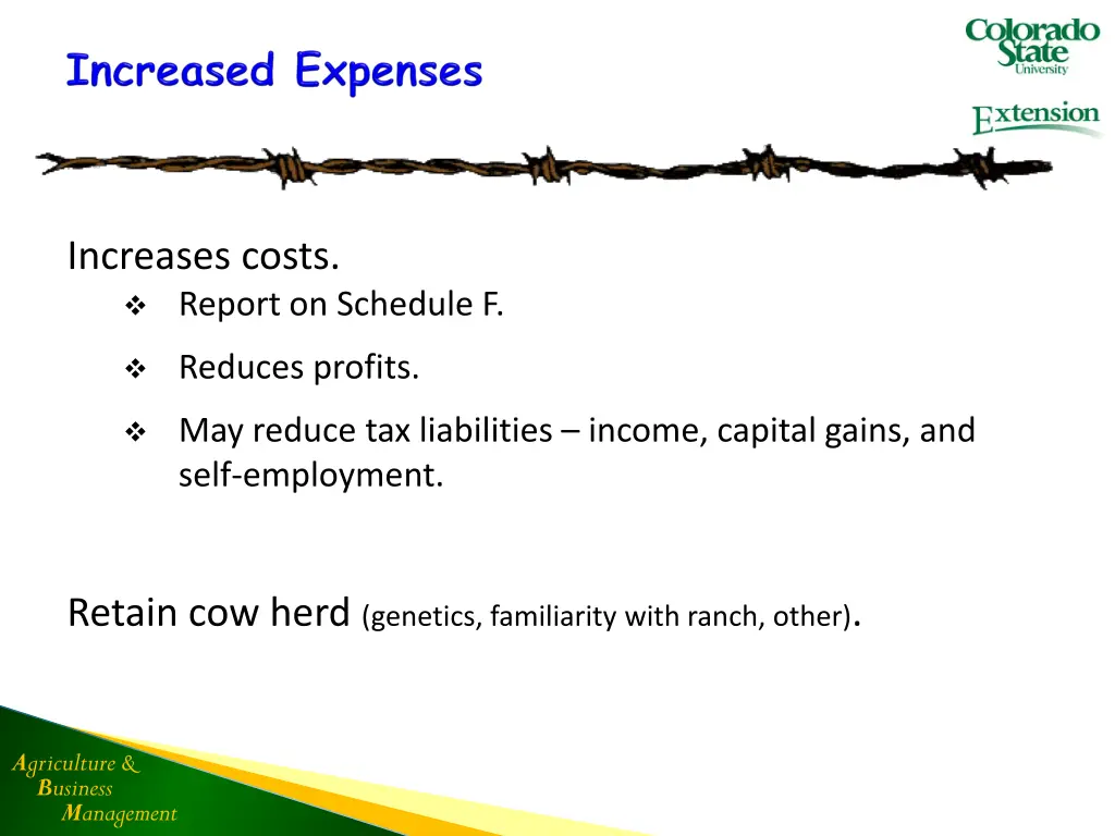 increases costs report on schedule f