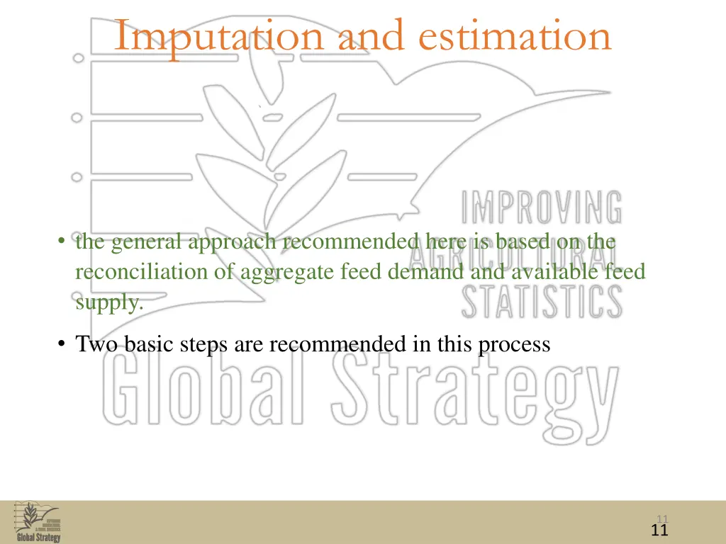 imputation and estimation 1