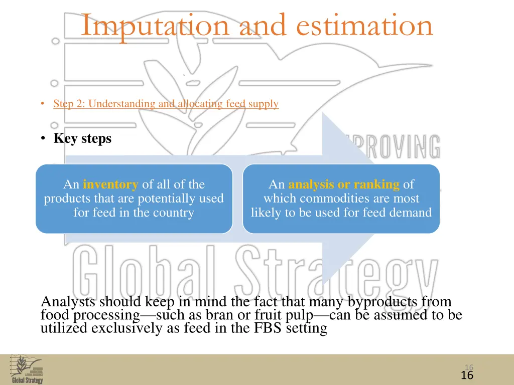 imputation and estimation 6