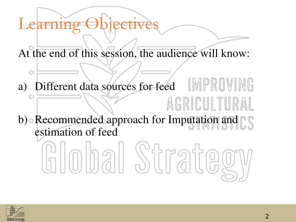 learning objectives