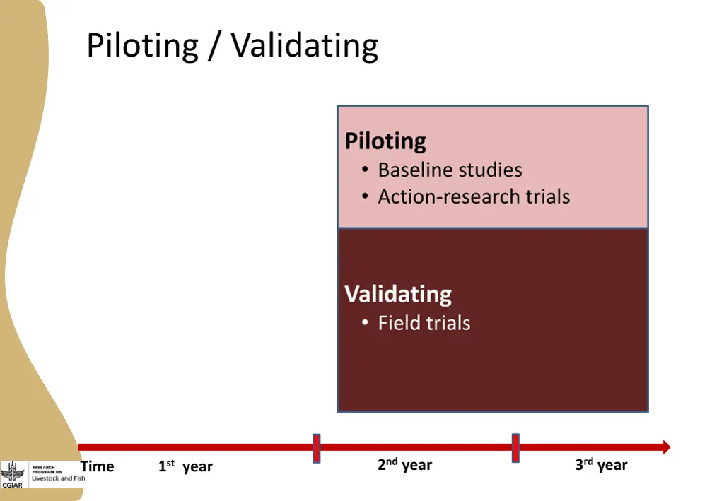 piloting validating