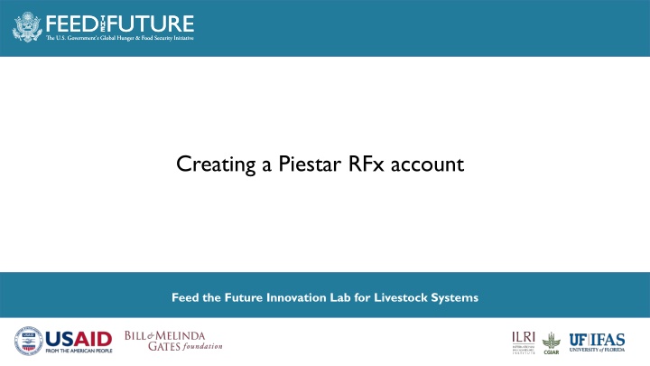 creating a piestar rfx account