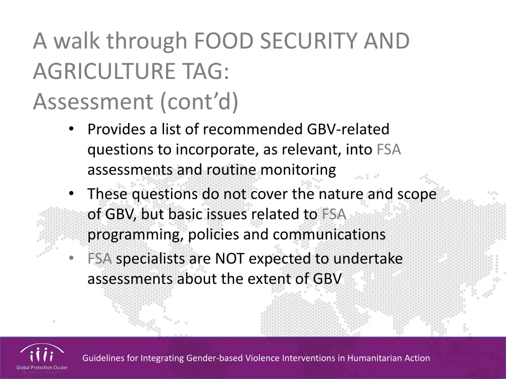 a walk through food security and agriculture 1