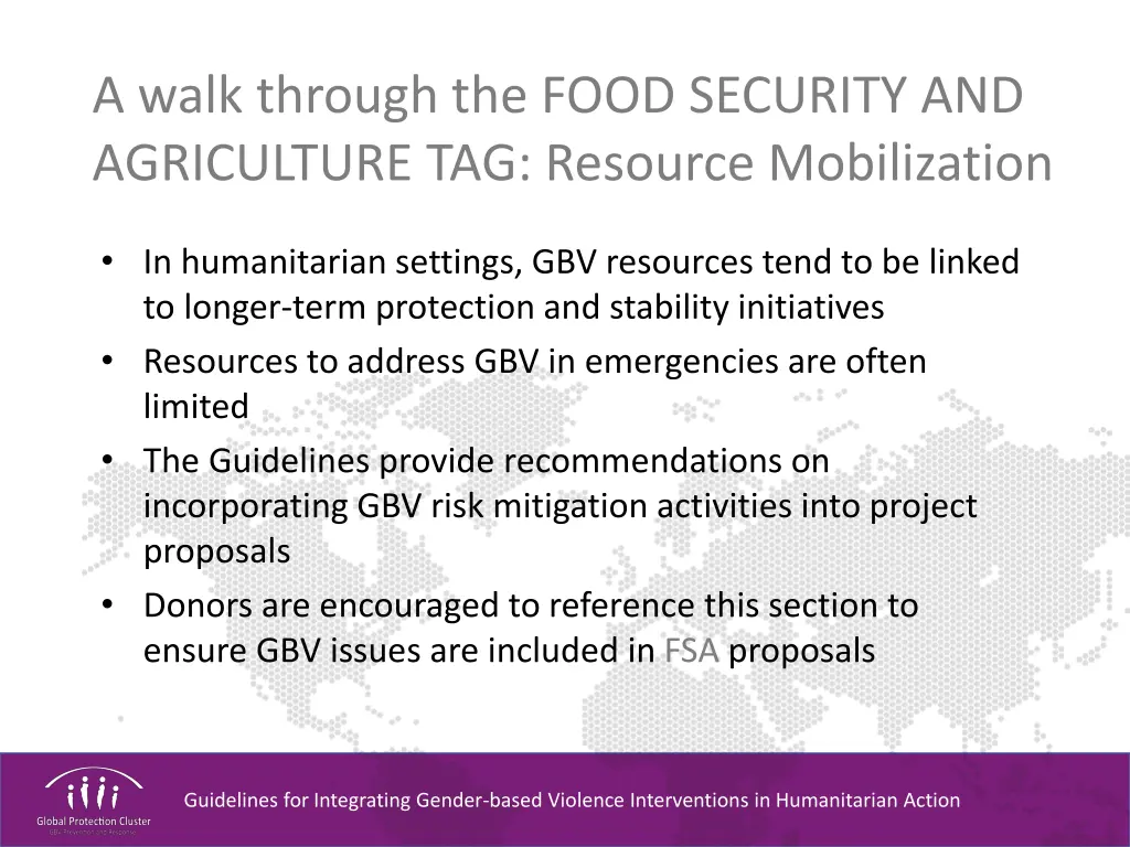 a walk through the food security and agriculture 1