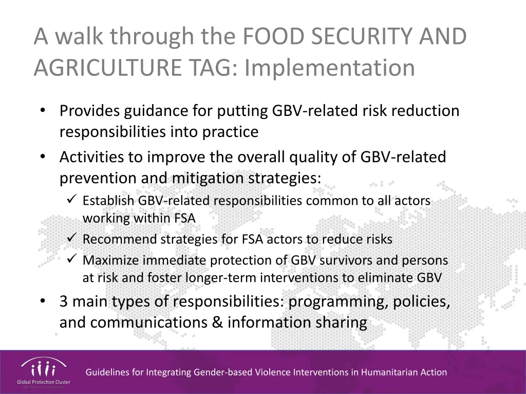 a walk through the food security and agriculture 4