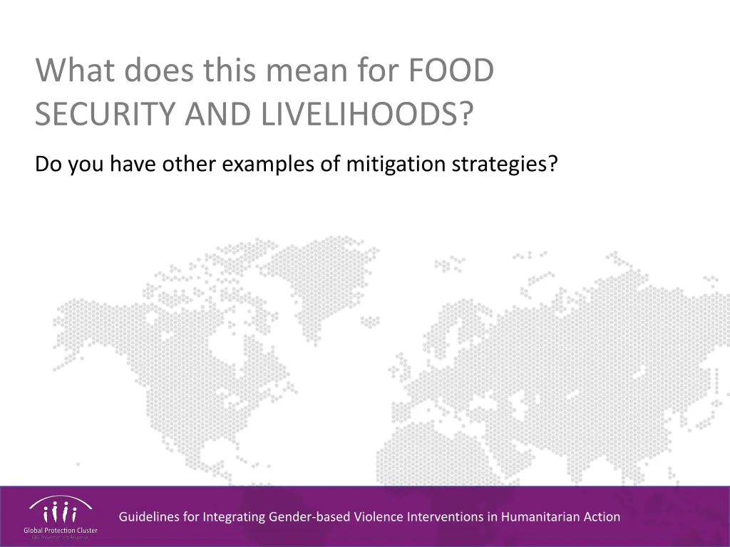 what does this mean for food security 4