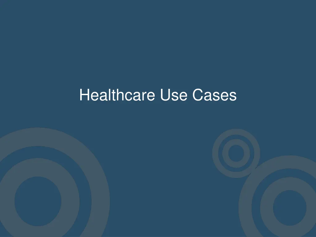 healthcare use cases 1