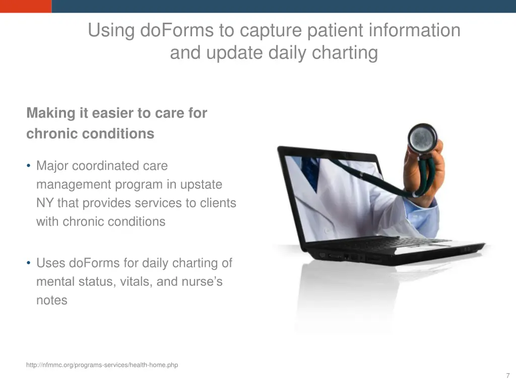 using doforms to capture patient information