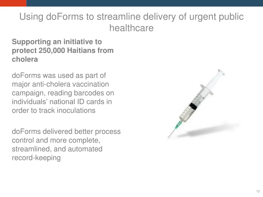 using doforms to streamline delivery of urgent