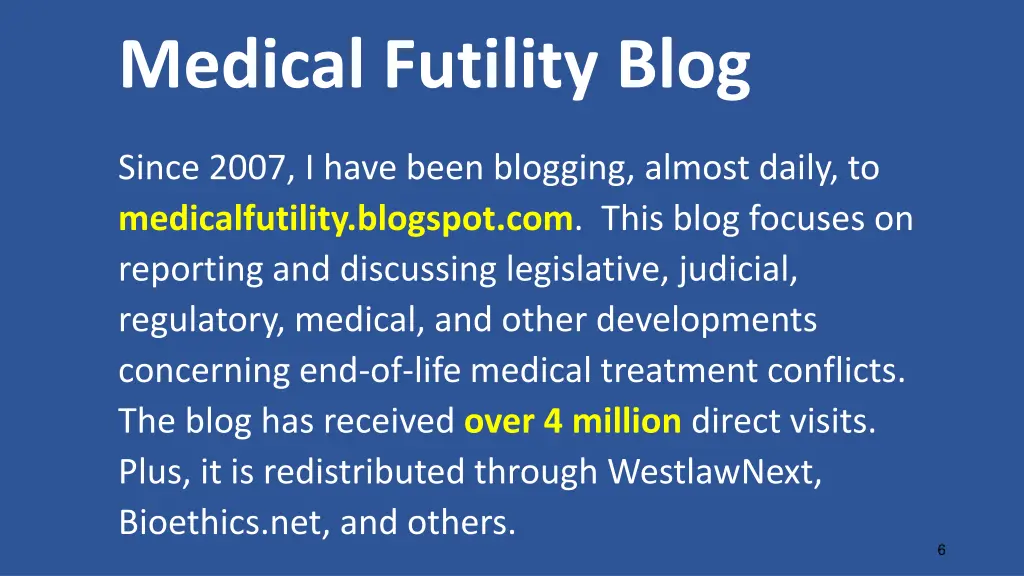 medical futility blog