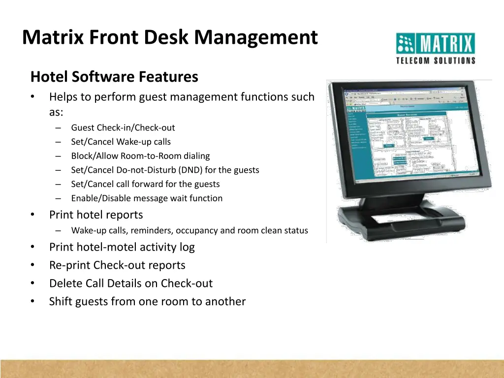 matrix front desk management 1