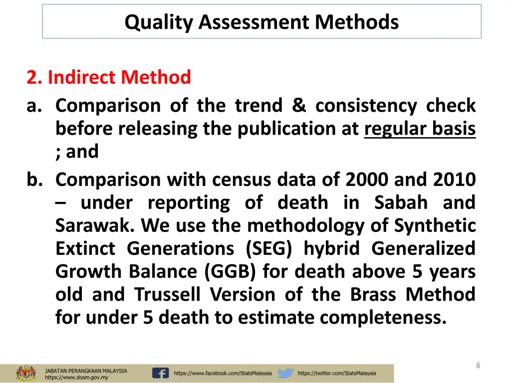 quality assessment methods 1