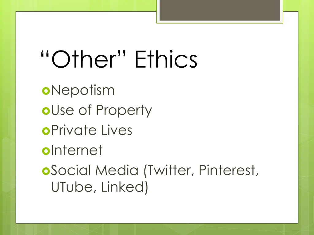 other ethics 1