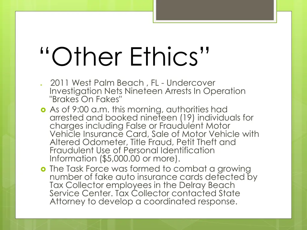 other ethics