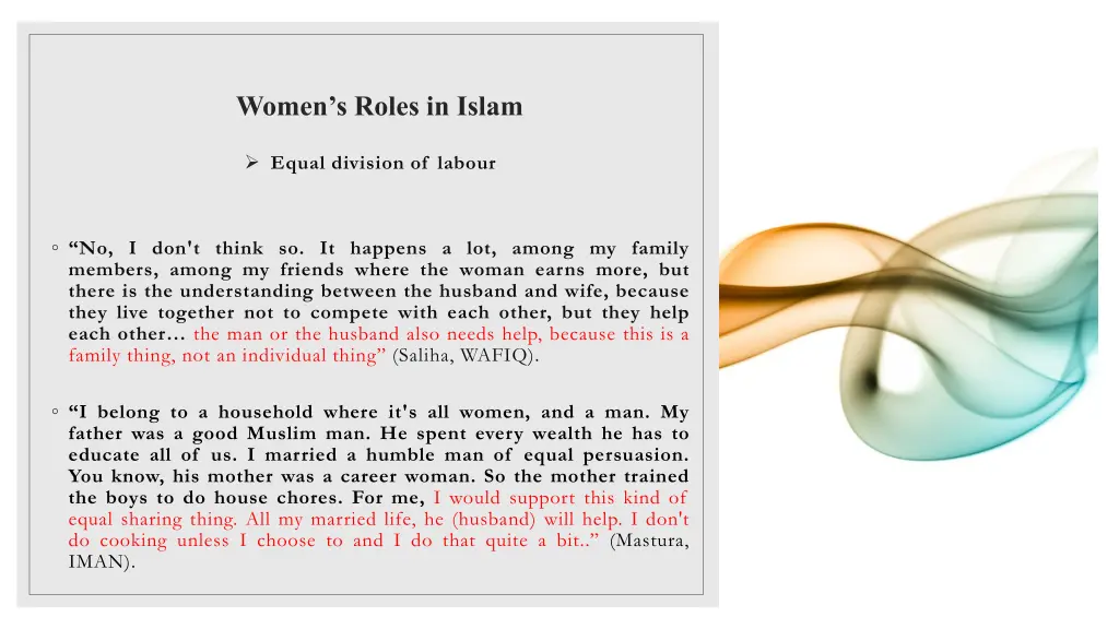 women s roles in islam