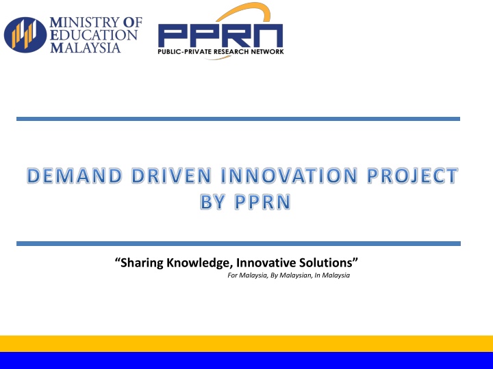 demand driven innovation project by pprn