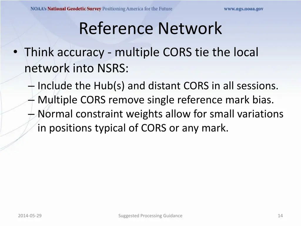 reference network think accuracy multiple cors