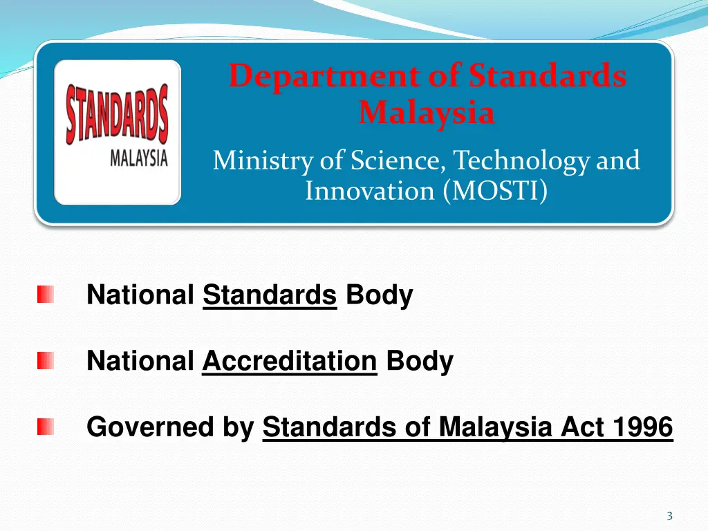 department of standards malaysia