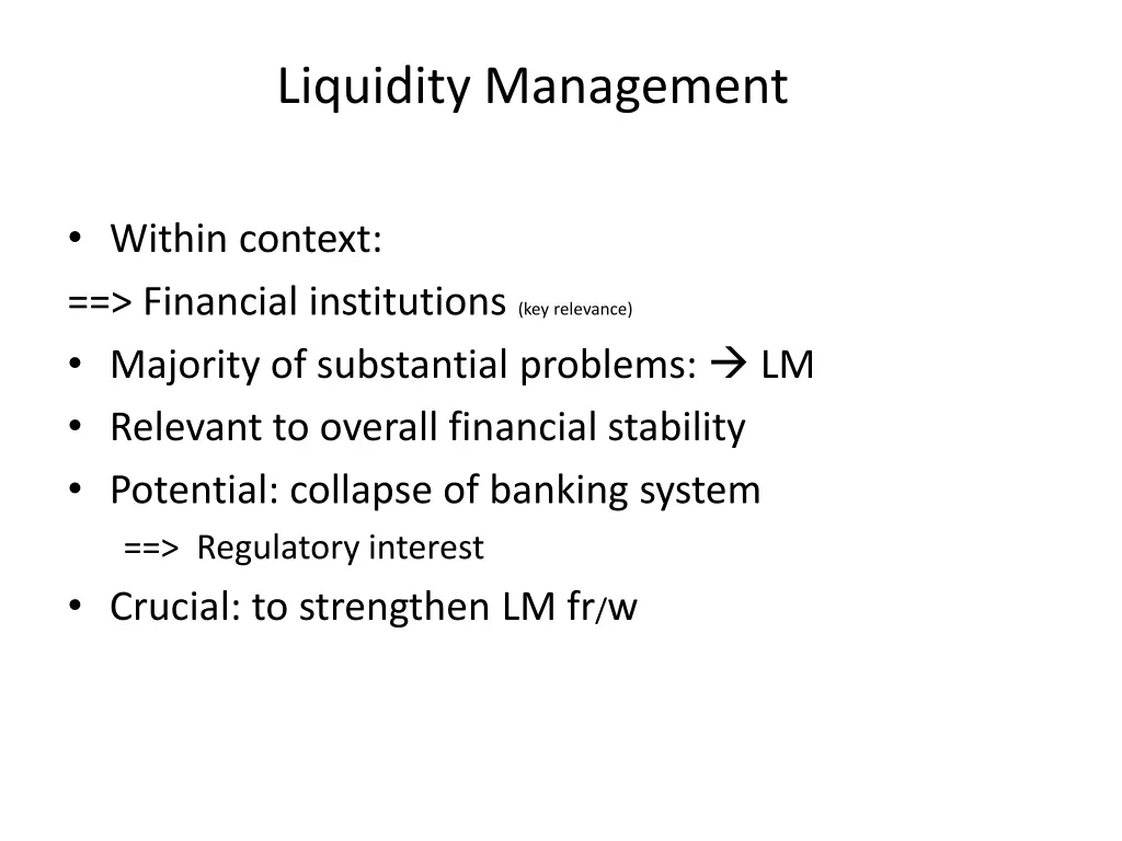 liquidity management 5