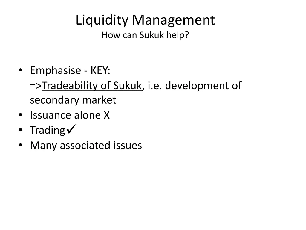 liquidity management how can sukuk help 1