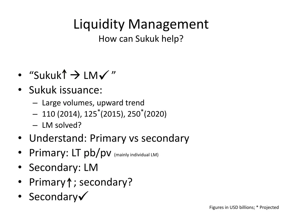 liquidity management how can sukuk help