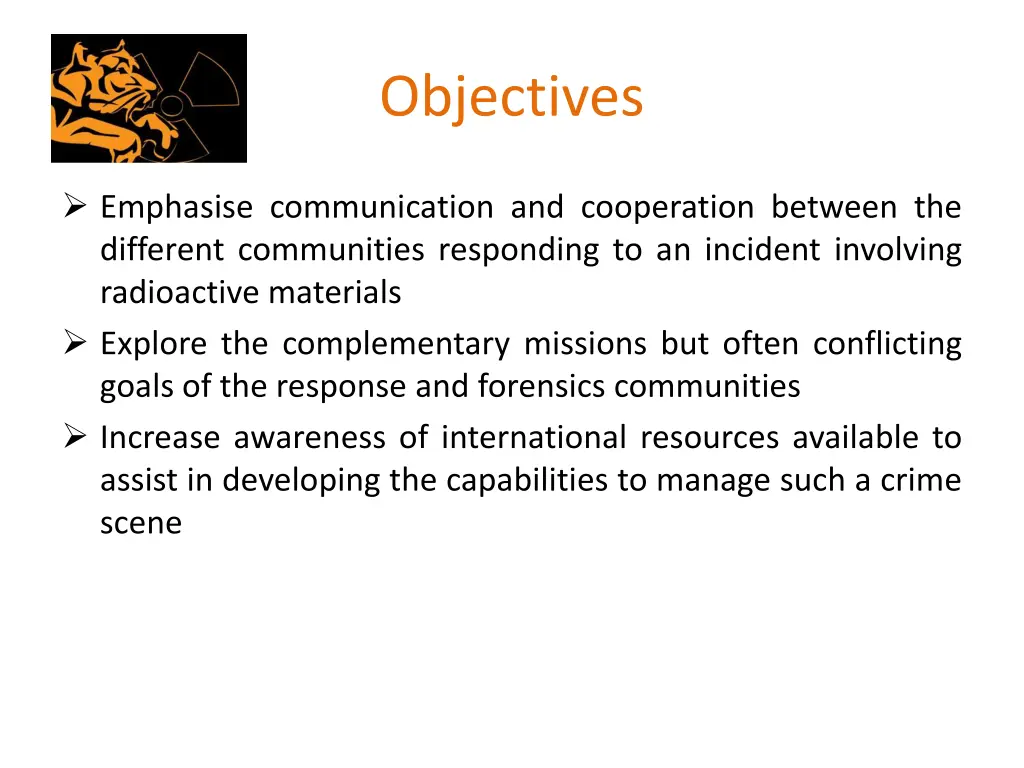 objectives