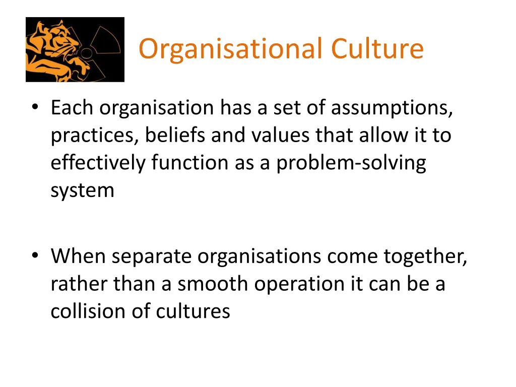 organisational culture